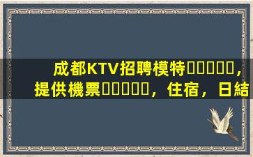 成都KTV招聘模特，提供機票，住宿，日結